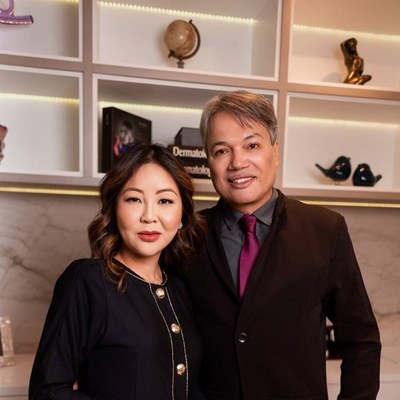 Dr. Éder e Dra. Vanessa Maeda — dermatologistas da Clínica Maeda