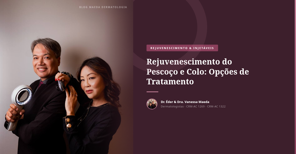 Rejuvenescimento do Pescoço e Colo: Opções de Tratamento